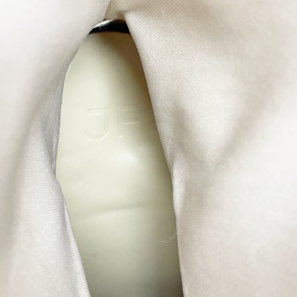 JF J. Ferrar Womens Gold Vegan Leather Slip on Mid Calf Boots Size 10 - Picture 8 of 11